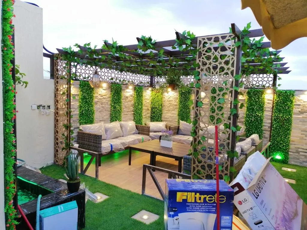 تركيب برجولات خشبية للحدائق والرفوف