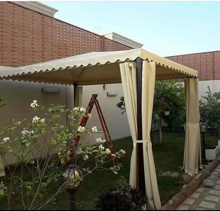 تركيب برجولات خشبية للحدائق والرفوف